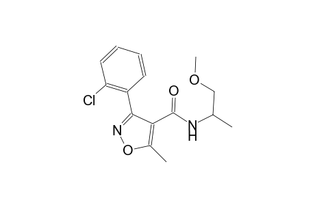 3-(2-chlorophenyl)-N-(2-methoxy-1-methylethyl)-5-methyl-4-isoxazolecarboxamide