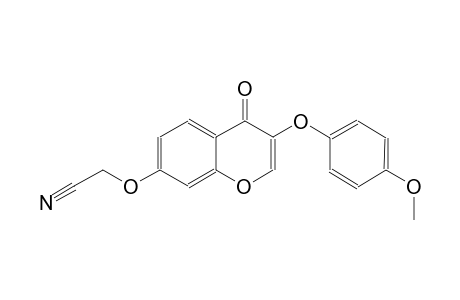 2-{[3-(4-Methoxyphenoxy)-4-oxochromen-7-yl]oxy}acetonitrile