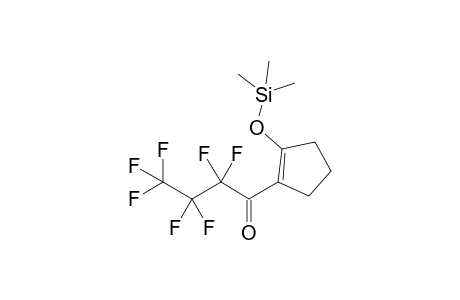2-PERFLUOROBUTANOYL-1-TRIMETHYLSILOXYCYCLOPENTENE;ENDO-ENOL-FORM