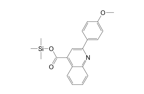 2-(4-Methoxyphenyl)-4-quinolinecarboxylic acid, tms derivative