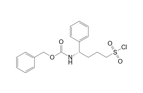 (S)-(-)-4-BENZYLOXYCARBONYLAMINO-4-(PHENYL)-BUTANE-1-SULFONYL-CHLORIDE