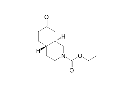 trans-N-Ethoxycarbonyl-3-azabicyclo[4.4.0]decane-9-one