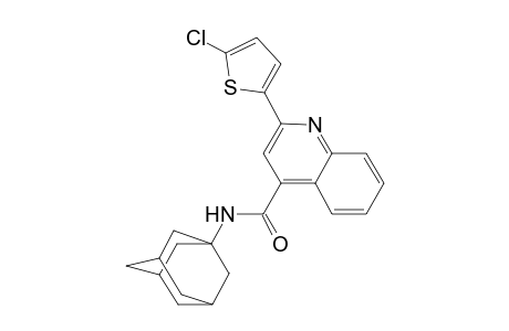 N-(1-adamantyl)-2-(5-chloro-2-thienyl)-4-quinolinecarboxamide