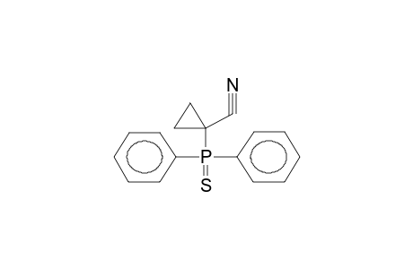 1-DIPHENYLTHIOPHOSPHINYL-1-CYCLOPROPANCARBOXYLIC ACID, NITRILE