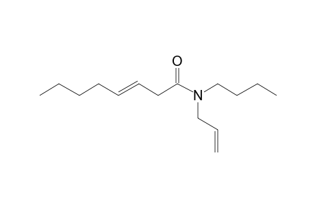 oct-3-Enoyl amide, N-allyl-N-butyl-