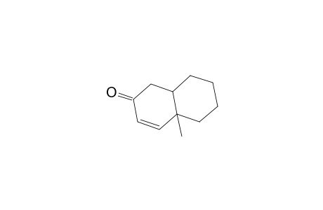 2(1H)-Naphthalenone, 4a,5,6,7,8,8a-hexahydro-4a-methyl-, trans-