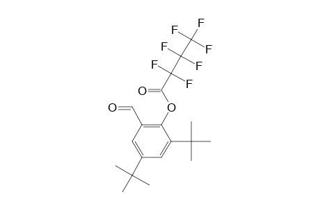 3,5-di-Tert-butyl-2-hydroxybenzaldehyde, o-heptafluorobutyryl-