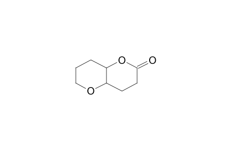 Pyrano[3,2-b]pyran-2(3H)-one, hexahydro-, cis-
