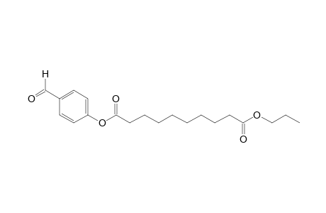 Sebacic acid, 4-formylphenyl propyl ester