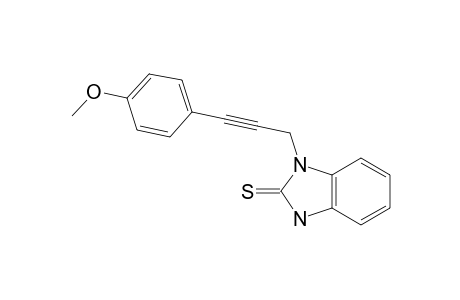 1-[3-(4-Methoxyphenyl)prop-2-yn-1-yl]-1,3-dihydro-2H-benzimidazole-2-thione