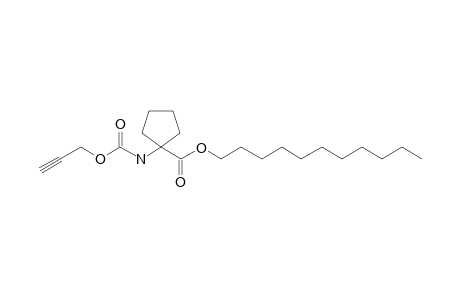 1-Aminocyclopentanecarboxylic acid, N-propargyloxycarbonyl-, undecyl ester