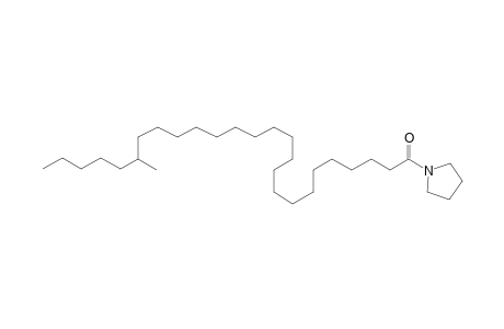 21-Methyl-hexacosanoic acid, pyrrolidide