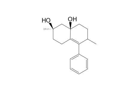 cis-1,9-Dimethyl-4-phenylbicyclo[4.4.0]-4-decen-1,9-diol