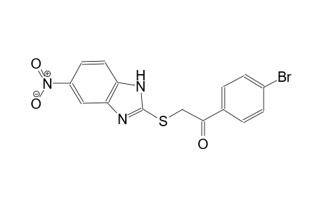 ethanone, 1-(4-bromophenyl)-2-[(5-nitro-1H-benzimidazol-2-yl)thio]-