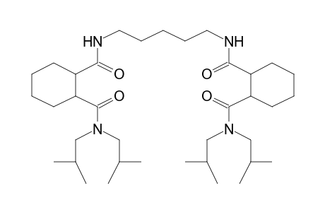 1,2-Cyclohexanedicarboxamide, N,N''-1,5-pentanediylbis[N',N'-bis(2-methylpropyl)-, [1.alpha.(1'S*,2'R*),2.alpha.]-