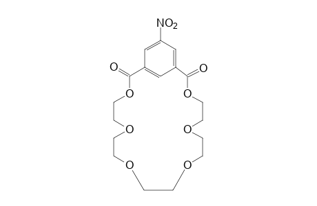 22-Nitro-3,6,9,12,15,18-hexaoxabicyclo[18.3.1]tetracosa-1(24),20,22-triene-2,19-dione