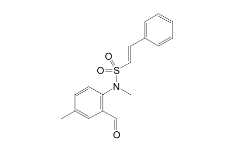 (E)-N-(2-Formyl-4-methylphenyl)-N-methyl-2-phenylethenesulfonamide