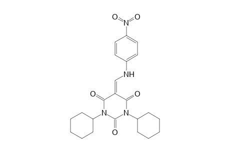 1,3-dicyclohexyl-5-[(4-nitroanilino)methylene]-2,4,6(1H,3H,5H)-pyrimidinetrione