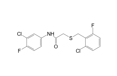 3'-chloro-2-[(2-chloro-6-fluorobenzyl)thio]-4'-fluoroacetanilide