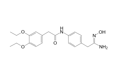 Acetamide, 2-(3,4-diethoxyphenyl)-N-[4-(N-hydroxycarbamimidoylmethyl)phenyl]-