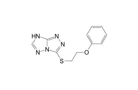 7H-[1,2,4]Triazolo[4,3-b][1,2,4]triazole, 3-[(2-phenoxyethyl)thio]-