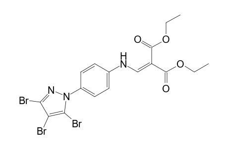 {[p-(3,4,5-Tribromopyrazol-1-yl)anilino]methylene}malonic acid, diethyl ester