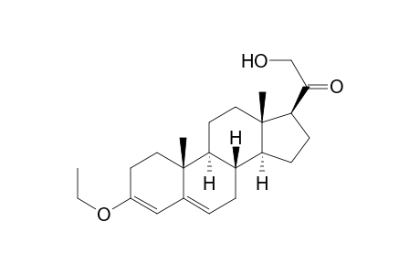 3,5-Pregnadien-3,21-diol-20-one, 3-ethyl ether