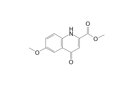 2-Quinolinecarboxylic acid, 1,4-dihydro-6-methoxy-4-oxo-, methyl ester