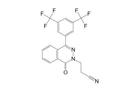 4-(alpha,alpha,alpha,alpha',alpha',alpha'-HEXAFLUORO-3,5-XYLYL)-1-OXO-2(1H)-PHTHALAZINEPROPIONITRILE