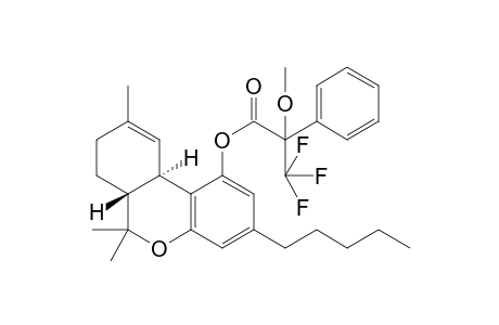 D9-Tetrahydrocannabinol (R)-(+)-alpha-methoxy-alpha-trifluoromethyl-phenyl acetate