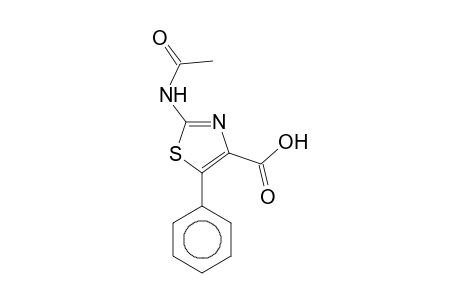 2-Acetamido-5-phenyl-4-thiazolecarboxylic acid