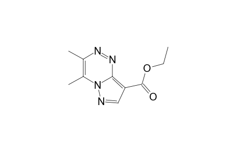 Ethyl 3,4-dimethylpyrazolo[5,1-c][1,2,4]triazine-8-carboxylate