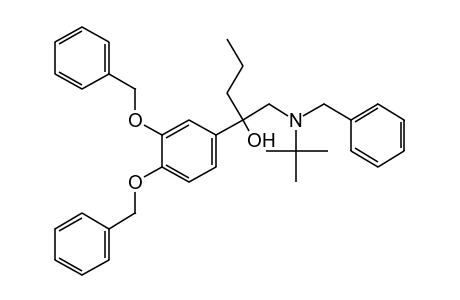 alpha-[(BENZYL-tert-BUTYLAMINO)METHYL]-3,4-BIS(BENZYLOXY)-alpha-PROPYLBENZYL ALCOHOL