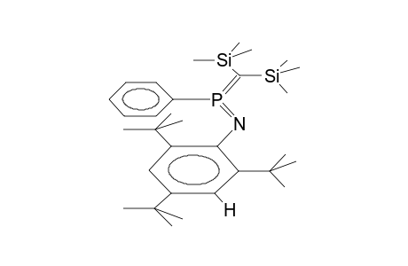 N-(2,4,6-TRI-TERT-BUTYLPHENYL)IMINO-C,C-BIS(TRIMETHYLSILYL)METHYLENE-P-PHENYL-SIGMA3,LAMBDA5-PHOSPHORANE