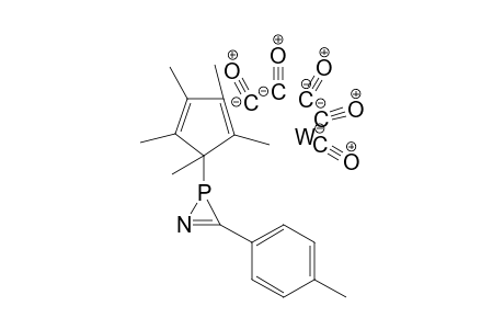 Pentacarbonyl[3-(4-methylphenyl)-2-(pentamethyl-2,4-cyclo-pentadien-1-yl)-2H-azaphosphirene-kP]tungsten(0)