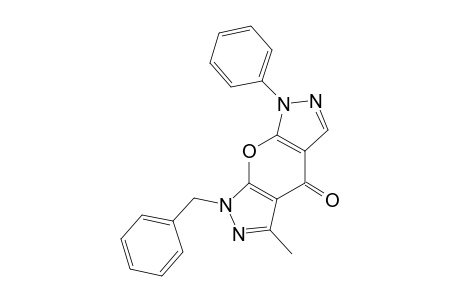 1-BENZYL-3-METHYL-7-PHENYL-1H-PYRANO-[2,3-C:6,5-C]-DIPYRAZOL-4(7H)-ONE