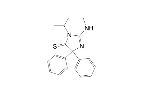 2-methylamino-5,5-di(phenyl)-3-propan-2-ylimidazole-4-thione