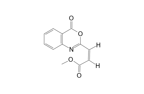 cis-4-oxo-4H-3,1-benzoxazine-2-acrylic acid, methyl ester
