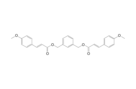 3-({[(2E)-3-(4-methoxyphenyl)-2-propenoyl]oxy}methyl)benzyl (2E)-3-(4-methoxyphenyl)-2-propenoate