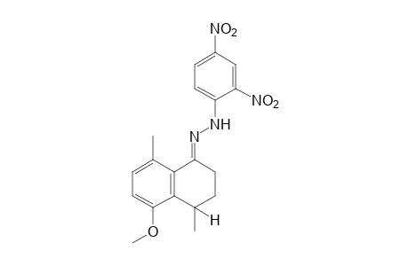 3,4-dihydro-4,8-dimethyl-5-methoxy-1(2H)-naphthalenone, (2,4-dinitrophenyl)hydrazone