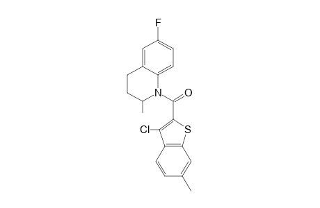 (3-Chloro-6-methyl-benzo[b]thiophen-2-yl)-(6-fluoro-2-methyl-3,4-dihydro-2H-quinolin-1-yl)-methanone