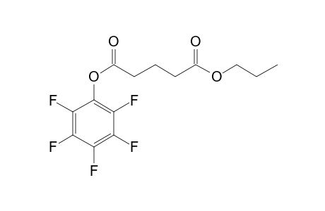 Glutaric acid, pentafluorophenyl propyl ester