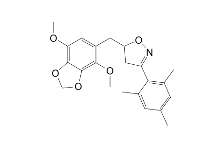 Isoxazole, 5-[(4,7-dimethoxy-1,3-benzodioxol-5-yl)methyl]-4,5-dihydro-3-(2,4,6-trimethylphenyl)-