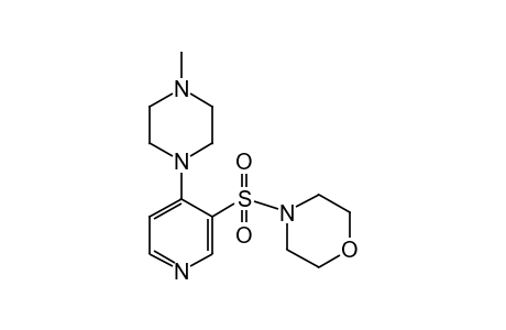 4-{[4-(4-methyl-1-piperazinyl)-3-pyridyl]sulfonyl]morpholine