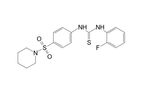 2-fluoro-4'-(piperidinosulfonyl)thiocarbanilide