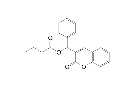 3-(alpha-hydroxybenzyl)coumarin, butyrate