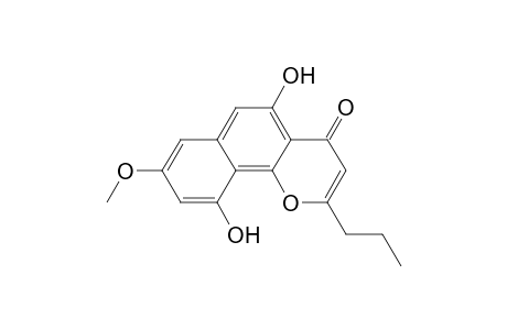 5,10-dihydroxy-8-methoxy-2-propyl-4-benzo[h][1]benzopyranone