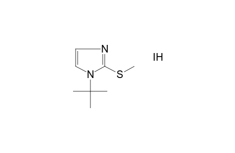 1-tert-butyl-2-(methylthio)imidazole, monohydroiodide