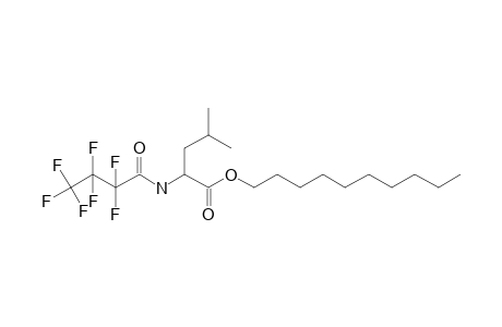 L-Leucine, N-heptafluorobutyryl-, decyl ester