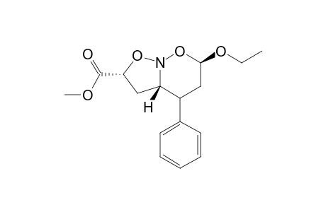 Methyl 6-ethoxy-4-phenyl-hexahydro-isoxazolo[2,3-b]f[1,2]oxazine-2-carboxylate isomer